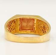 14kt Solid Yellow & Rose Gold Men's Ring