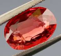 Incredible .76ct collectors open color red Spinel