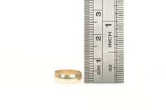 14K Yellow Gold 3.8mm Victorian Child's Baby Band Ring