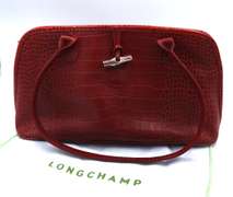 Longchamp Red Leather Purse