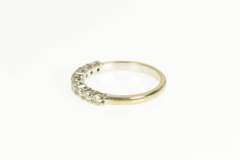 18K White Gold 0.50 Ctw Diamond Classic Wedding Band Ring