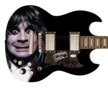 Ozzy Osbourne Autographed Signed Poster Graphics Photo Guitar ACOA