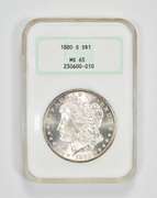 MS65 1880-S Morgan Silver Dollar - Graded NGC