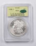 MS64 1880-S Morgan Silver Dollar CAC PCGS