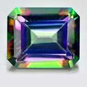 10X12MM OCTAGON BLUE MYSTIC TOPAZ LOOSE GEMSTONE