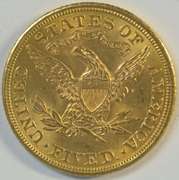 Vibrant BU 1908 US $5 Liberty Gold Piece. Full strike