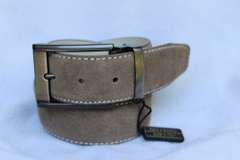 Classy Fine Quality Suede Belt, Made In Italy
