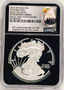 One certified proof, pf70 silver dollar