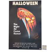 Nick Castle Autographed Halloween Michael Myers 24x36 Poster Exact Proof ACOA
