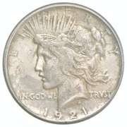 1921 Peace Silver Dollar