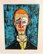 Bernard Buffet, original lithograph from rare limited edition and signed in the plate