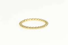 14K Yellow Gold Pandora Eternal Clouds Designer Stackable Ring