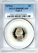 1979-S Proof Type 2 Jefferson Nickel in PCGS PR69RD DCAM