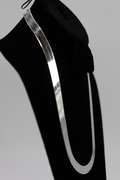 Sterling Silver Wide Herringbone Necklace 11.5mm Italy Solid 925 Italian Chain 18"