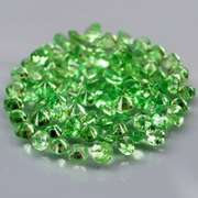 Chrome green! 2.64ct untreated Tsavorite set