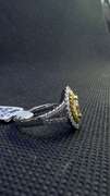 FANCY YELLOW .80 CT MARQUI DIAMOND ENGAGEMENT RING