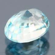 Glittering 3.75ct diamond luster blue Zircon