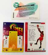 3 Michael Jordan Basketball Cards