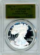 2017-W Proof American Silver Eagle in PCGS PR70DCAM First Strike