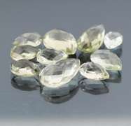 Very unique double checker cut 42.81ct Quartz set