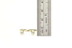 14K Yellow Gold 0.35 Ctw Baguette Diamond Wedding Band Ring