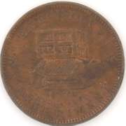 1837 Jackass Turtle Hard Times Token HT-33 R-1