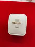 14K YELLOW GOLD AND DIAMOND WEDDING BAND