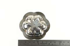 Sterling Silver Floral Paisley Scroll Enamel Catchall Trinket Bowl