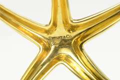 18K Yellow Gold Tiffany & Co. Elsa Peretti Starfish Designer Pendant
