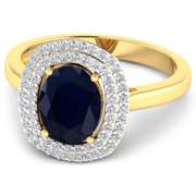 14 Kt White Gold Aquamarine Earrings