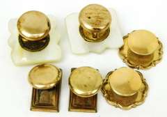 3 Pairs of Antique Gold Filled Cuff Links