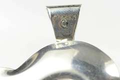 Sterling Silver Chris Beyuka Zuni Fetish Bear Native American Pendant