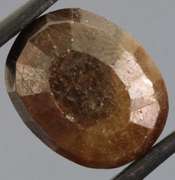 UNTREATED! Shimmering 14.08ct earth toned faceted Sapphire