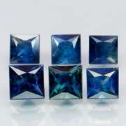 Heated only 2.12ct blue Sapphire set with multiple hues
