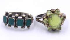 Group Lot of Vintage 925 Sterling Silver Rings