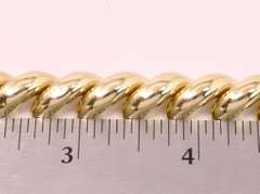 Sensational San Marco Gold Bracelet in 14K Yellow Gold