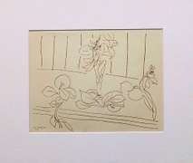 Rare H. Matisse original offset lithograph, 1943