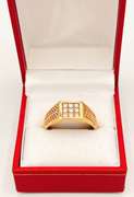 14kt Solid Yellow & Rose Gold Men's Ring