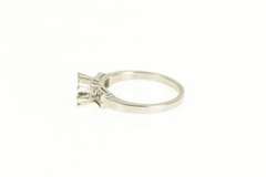 14K White Gold 4.7mm 1950's Vintage NOS Engagement Setting Ring