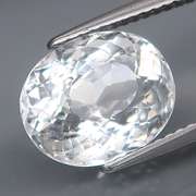 Exceptional 4.11ct collectors diamond white Goshenite