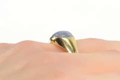 14K Yellow Gold 10.25 Ct Natural Light Blue Star Sapphire Ring