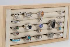 Sterling Silver Ring Assortment Various Sizes & Styles (20 Ring Lot)