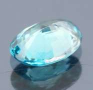 Brilliant! 2.34ct diamond luster blue Zircon