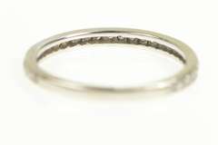14K White Gold Diamond Classic 2.4mm Wedding Band Ring