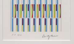 Original rare limited edition Agam. Hand signed by the artist