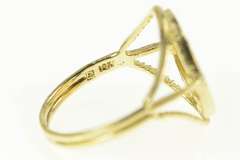 10K Yellow Gold 1/20th Oz American Eagle Tribute Coin Ring