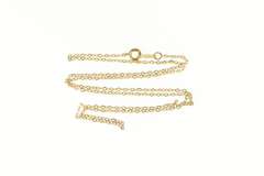 Gold Filled 1.4mm Chain Cable Oval Classic Link Necklace