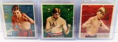 3 Early Boxing Tobacco Trade Cards