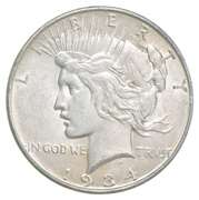 1934-D Peace Silver Dollar