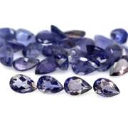 Gorgeous 9.17ct high luster blue violet Iolite set
